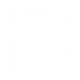 option-1 Icon of a calendar with a check mark.